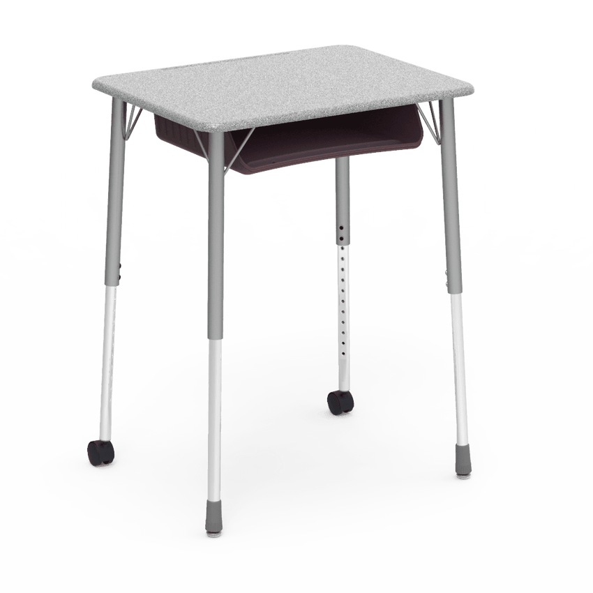 Virco ZUMA Series Student Desk with Book Box Adj Height 26"W x 20"D x 22"-34"H (DESK-ZADJ2026BOXMC2) - SchoolOutlet