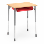 Virco ZADJ2031BRTM - ZUMA Series Student Desk, 22 3/4