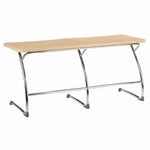 Virco ZDESK226029 - ZUMA Series Two-Student Cantilever Desk, 22