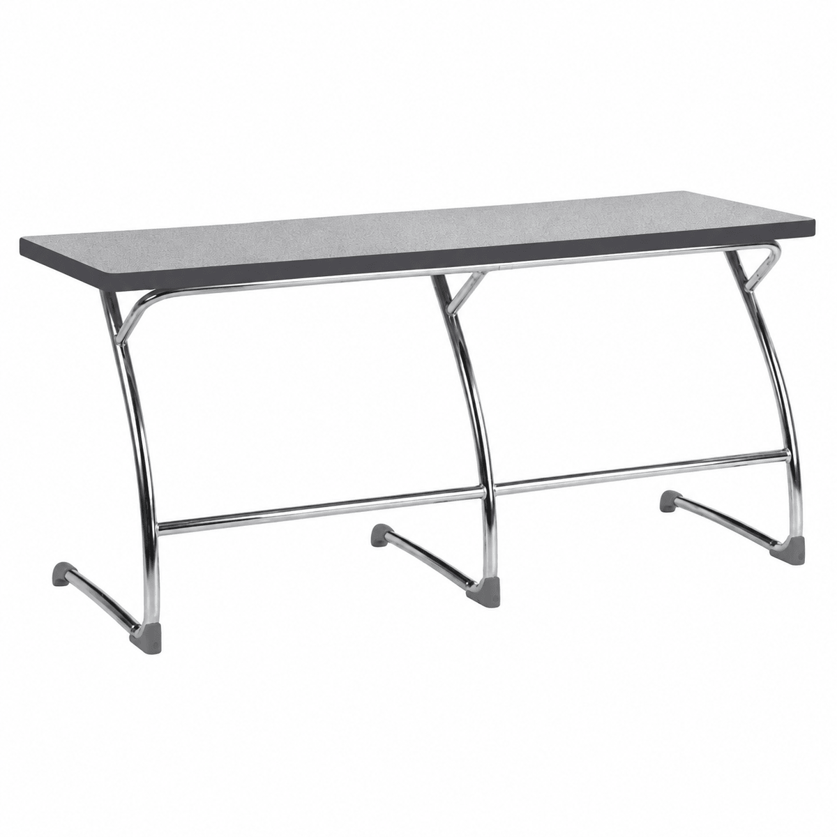 Virco ZDESK226029 - ZUMA Series Two-Student Cantilever Desk, 22" x 60" Laminate Particle Board Top, 29"H - SchoolOutlet