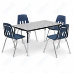 Virco Bundle Kit - 482448 Table with 4 x 9018 Chairs - SchoolOutlet