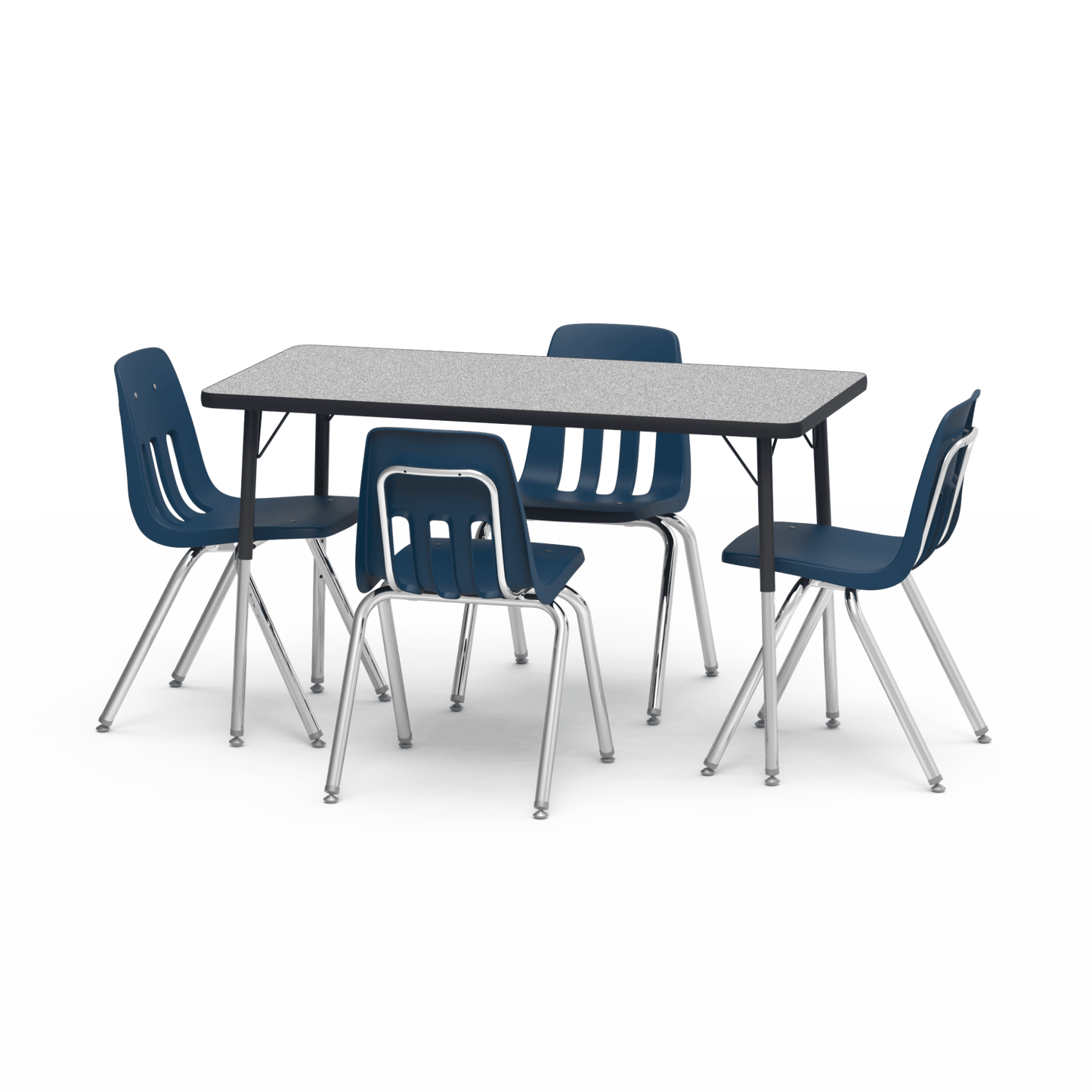 Virco Bundle Kit - 482448 Table with 4 x 9018 Chairs - SchoolOutlet