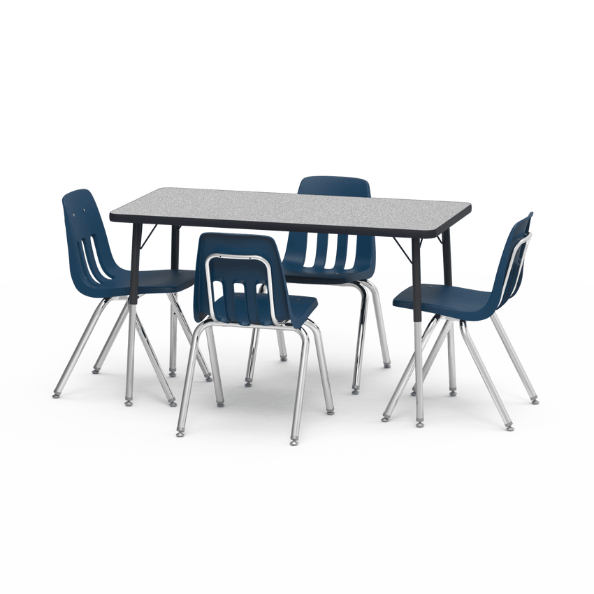 Virco Bundle Kit - 482448 Table with 4 x 9018 Chairs - SchoolOutlet