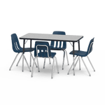 Virco Bundle Kit - 482448 Table with 4 x 9018 Chairs - SchoolOutlet