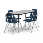 Virco Bundle Kit - 482448 Table with 4 x 9018 Chairs - SchoolOutlet