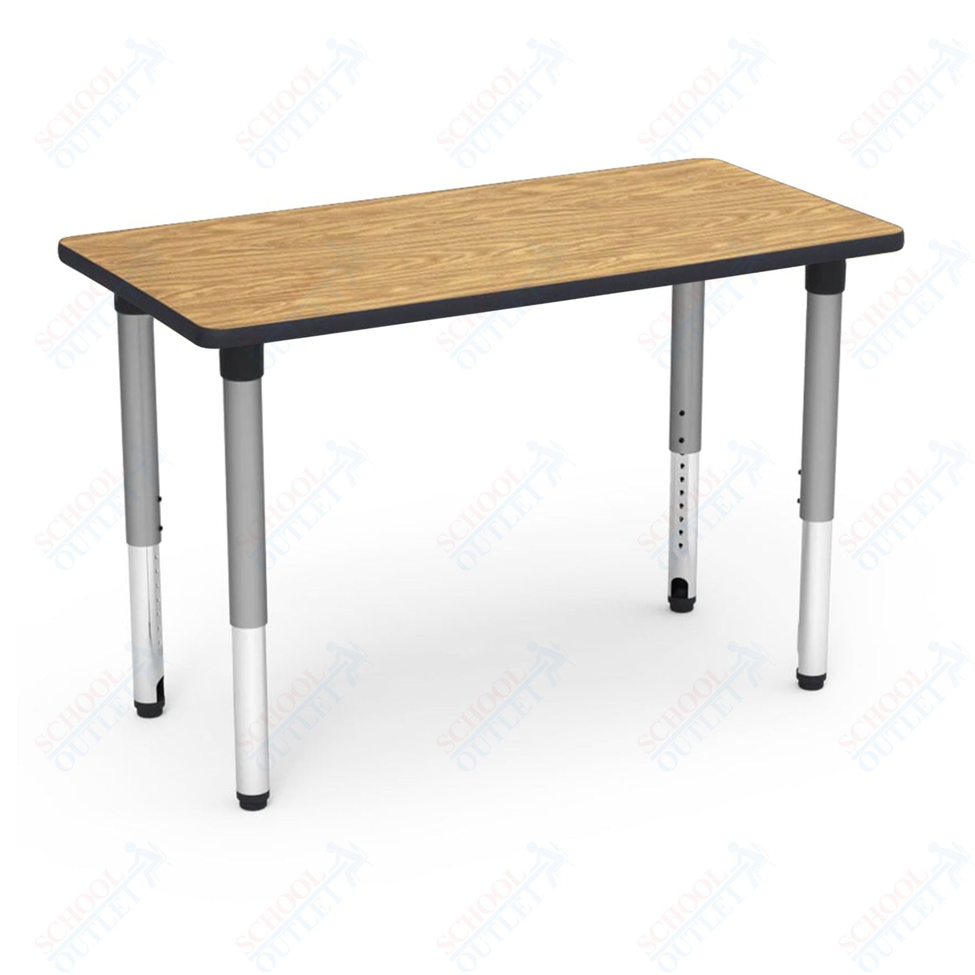 Virco 502448ADJ - 5000 Series Activity Table, 24" x 48" Rectangle Top (Virco 502448ADJ) - SchoolOutlet