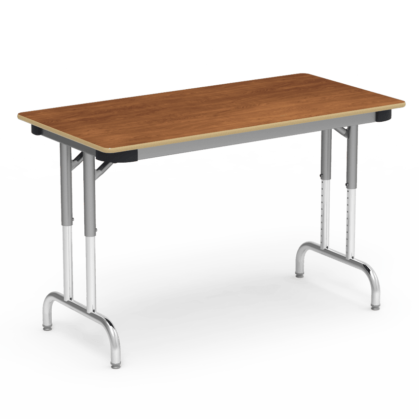 Virco 7900 Series Rectangular Adjustable Table 24" x 48" (Virco 792448) - SchoolOutlet