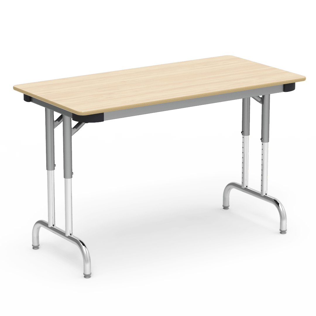Virco 7900 Series Rectangular Adjustable Table 24" x 48" (Virco 792448) - SchoolOutlet