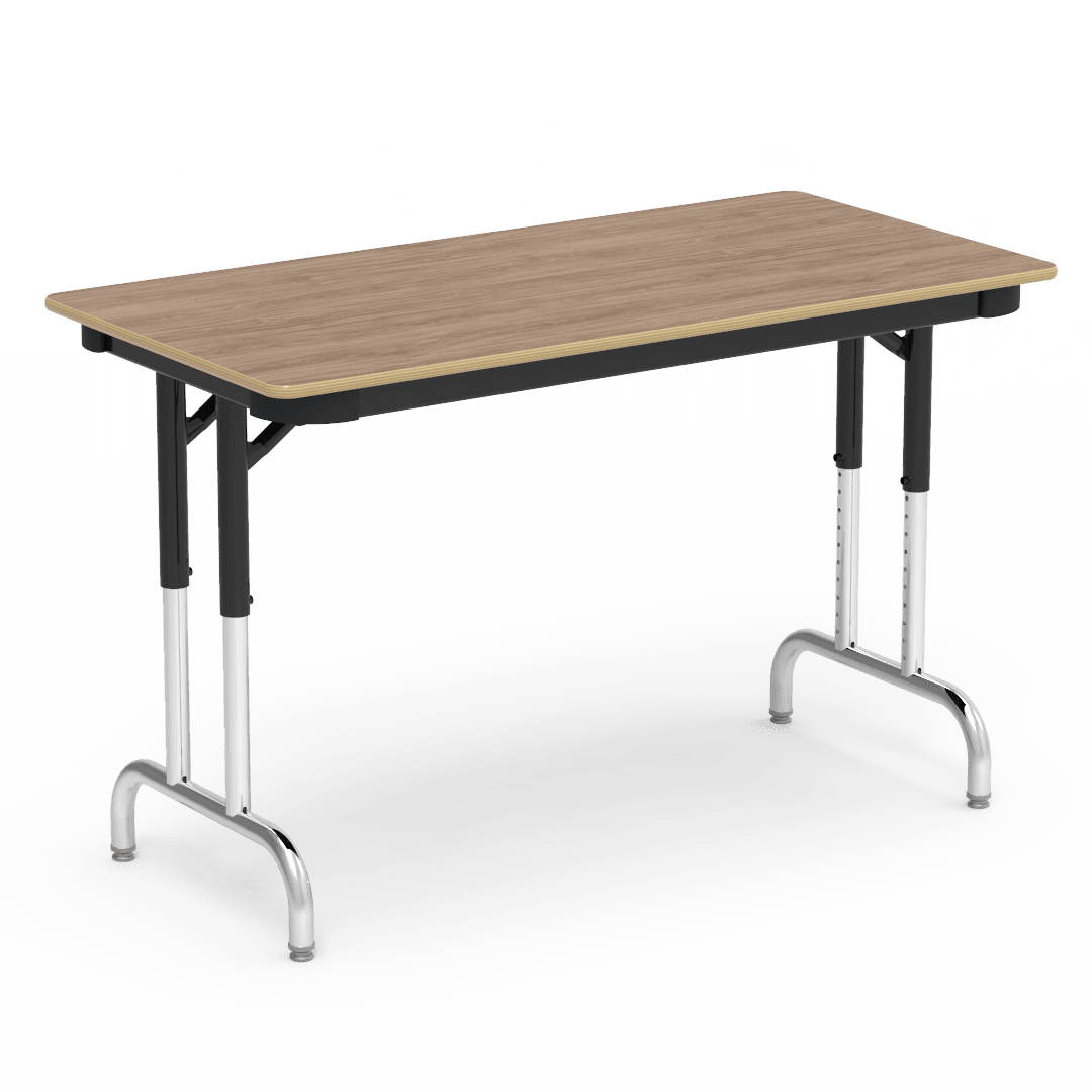 Virco 7900 Series Rectangular Adjustable Table 24" x 48" (Virco 792448) - SchoolOutlet