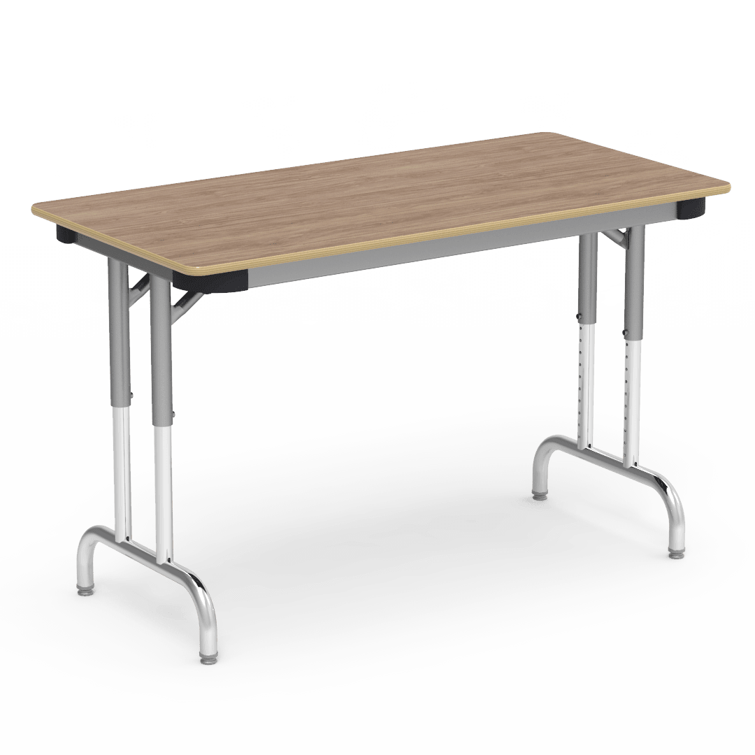 Virco 7900 Series Rectangular Adjustable Table 24" x 48" (Virco 792448) - SchoolOutlet