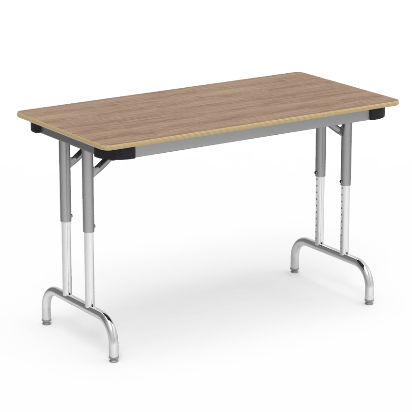 Virco 7900 Series Rectangular Adjustable Table 24" x 48" (Virco 792448) - SchoolOutlet