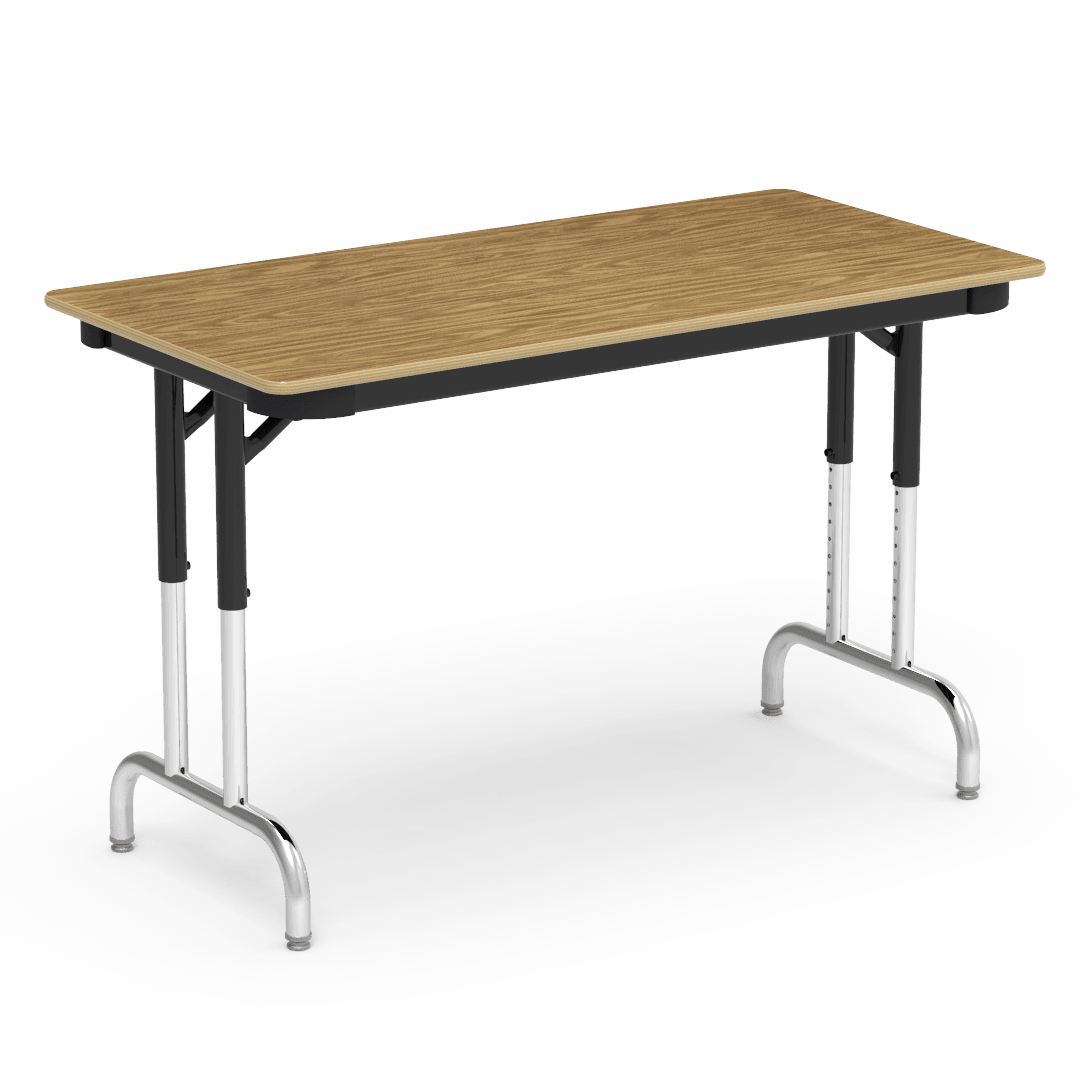 Virco 7900 Series Rectangular Adjustable Table 24" x 48" (Virco 792448) - SchoolOutlet