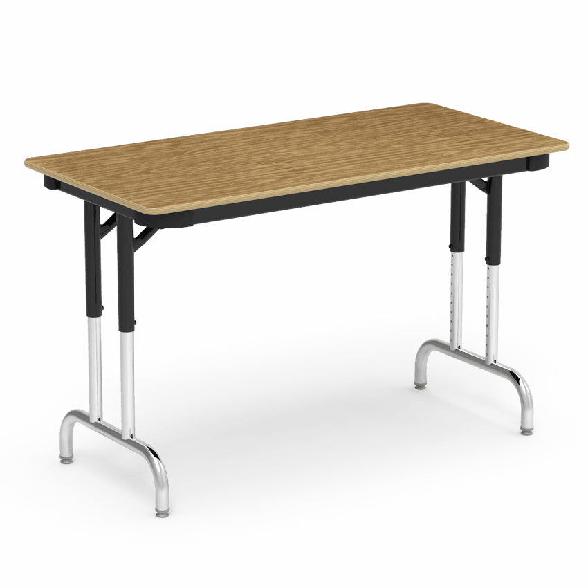 Virco 7900 Series Rectangular Adjustable Table 24" x 48" (Virco 792448) - SchoolOutlet