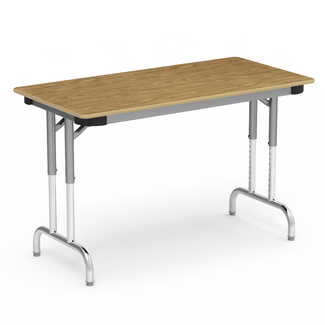 Virco 7900 Series Rectangular Adjustable Table 24" x 48" (Virco 792448) - SchoolOutlet