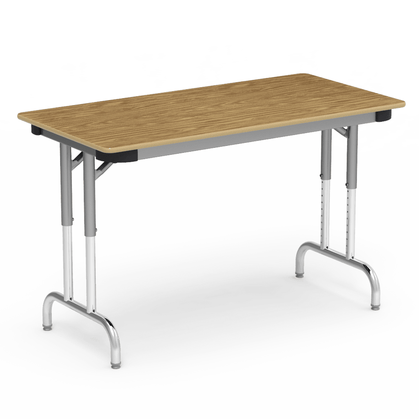Virco 7900 Series Rectangular Adjustable Table 24" x 48" (Virco 792448) - SchoolOutlet