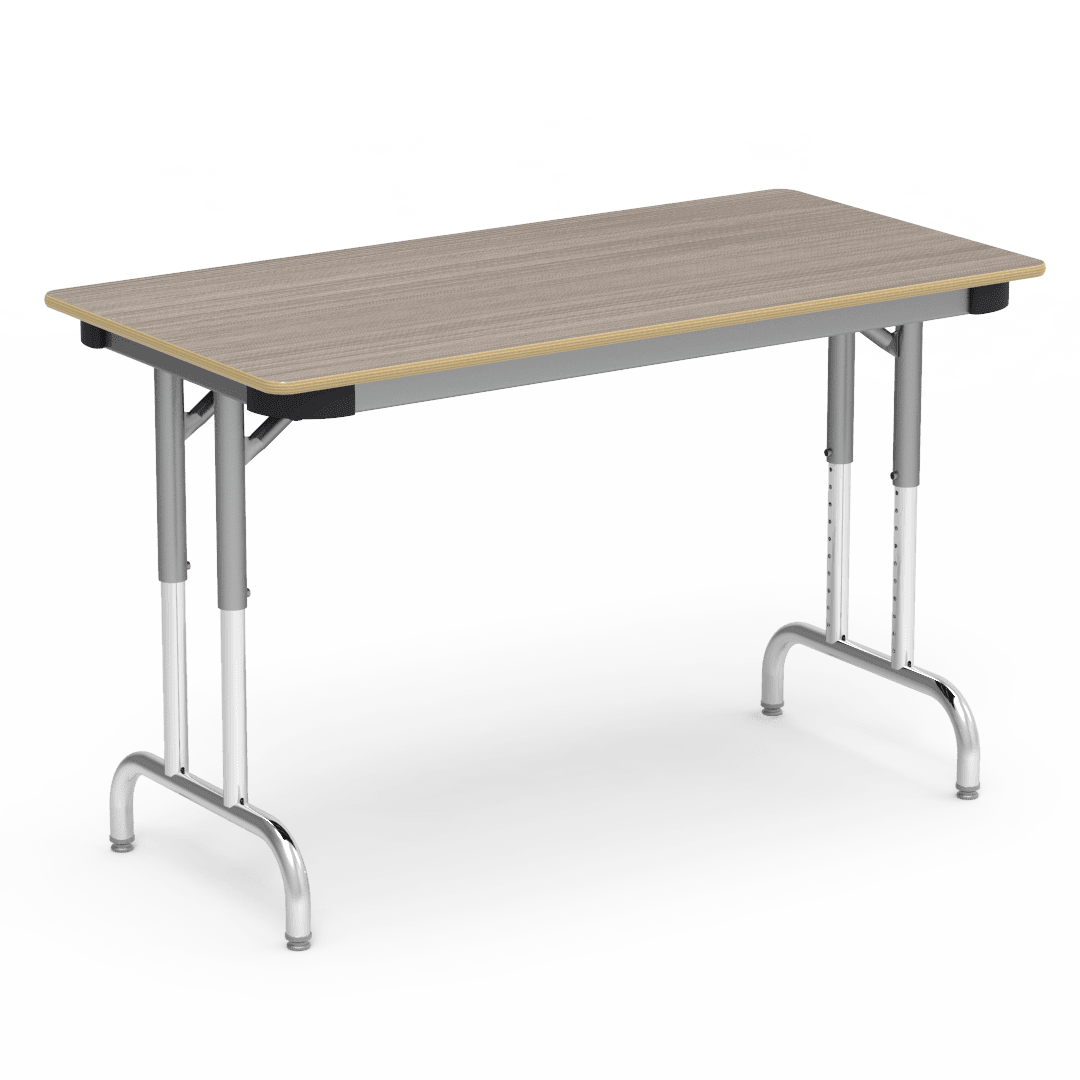 Virco 7900 Series Rectangular Adjustable Table 24" x 48" (Virco 792448) - SchoolOutlet