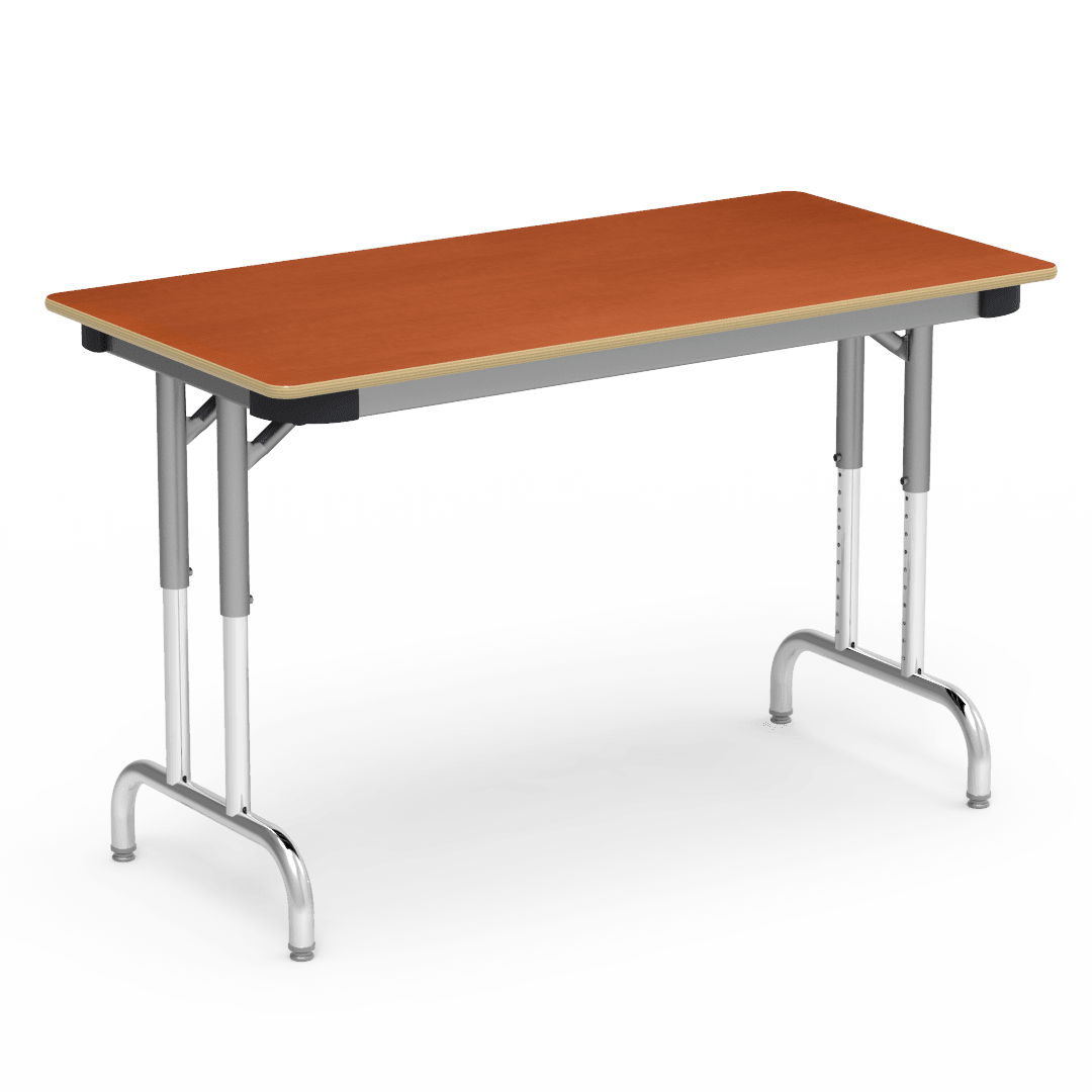 Virco 7900 Series Rectangular Adjustable Table 24" x 48" (Virco 792448) - SchoolOutlet