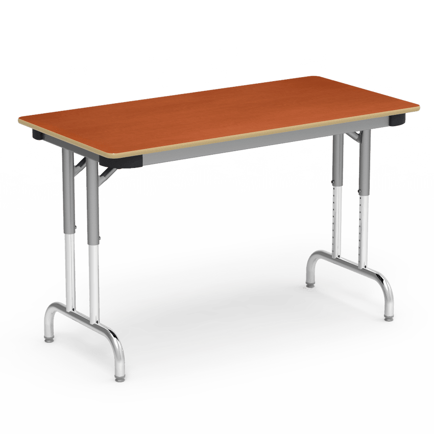Virco 7900 Series Rectangular Adjustable Table 24" x 48" (Virco 792448) - SchoolOutlet