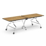 Virco MT3096 - Mobile Folding Cafeteria Table - T - mold Edge - 30
