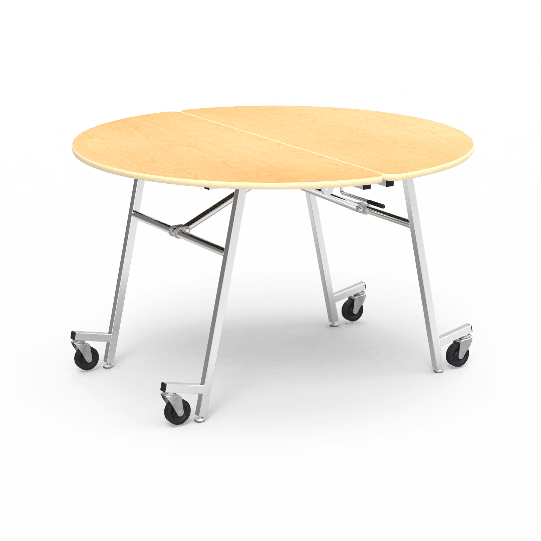 Virco MT48RAE - Mobile Cafeteria Table - Sure Edge - 48" Dia (Virco MT48RAE) - SchoolOutlet