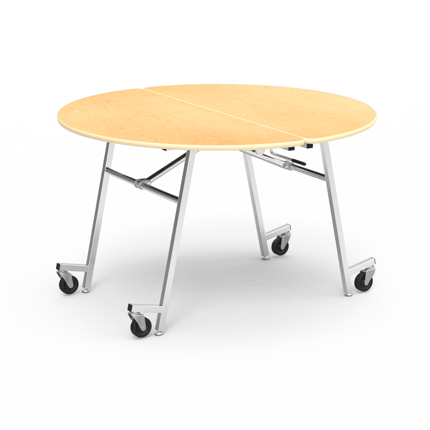 Virco MT48RAE - Mobile Cafeteria Table - Sure Edge - 48" Dia (Virco MT48RAE) - SchoolOutlet