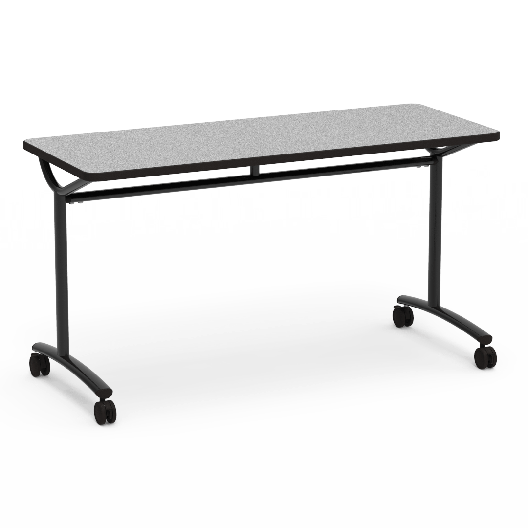 Virco TE24608YADJ - TEXT Series Adjustable Height Training Table - 24"W x 60"L (Virco TE24608YADJ) - SchoolOutlet