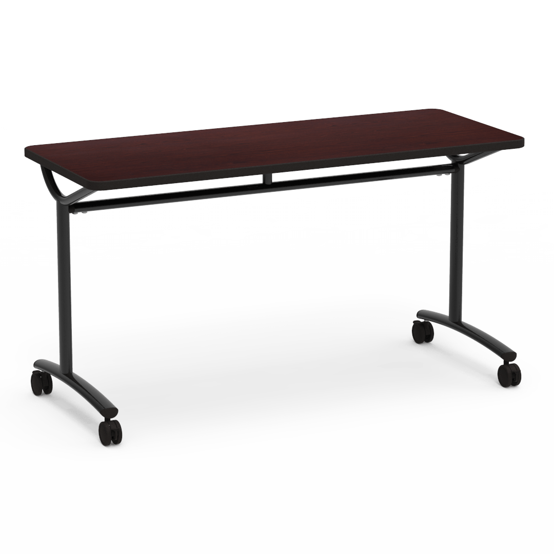 Virco TE24608YADJ - TEXT Series Adjustable Height Training Table - 24"W x 60"L (Virco TE24608YADJ) - SchoolOutlet