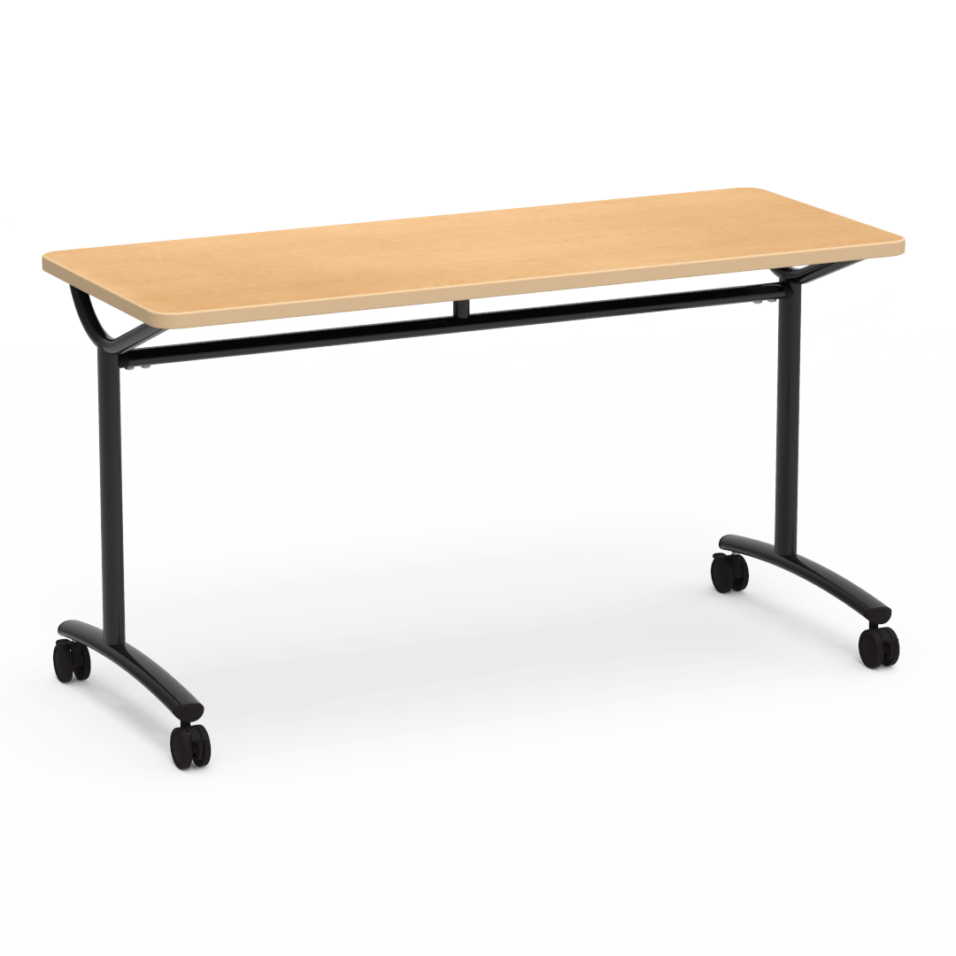 Virco TE24608YADJ - TEXT Series Adjustable Height Training Table - 24"W x 60"L (Virco TE24608YADJ) - SchoolOutlet