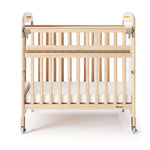 Foundations - Next Gen Serenity SafeReach Side Gate Compact Crib - Mirrored (One End) Natural (FOU-2543040)