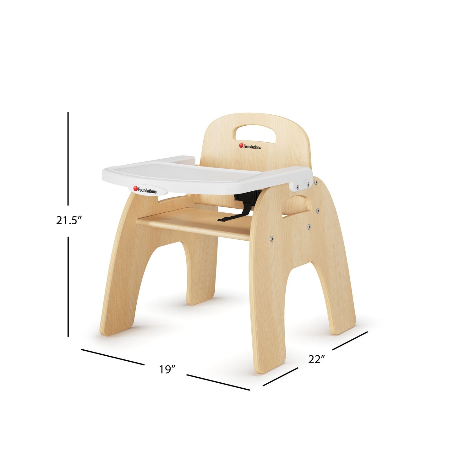 Foundations - Easy Serve Ultra-Efficient Feeding Chair 11" Seat Height (FOU-4701047)
