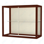 Waddell Heirloom 894 Wall or Top Case for Heritage Counter w/ Mirror Back & Hardwood Finish Frame - 36