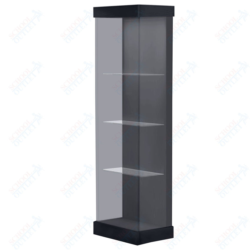 Waddell Vantage 24"W Modern Floor Case Wood Laminate - Left Sliding Door(Waddell WAD - VANT24L) - SchoolOutlet