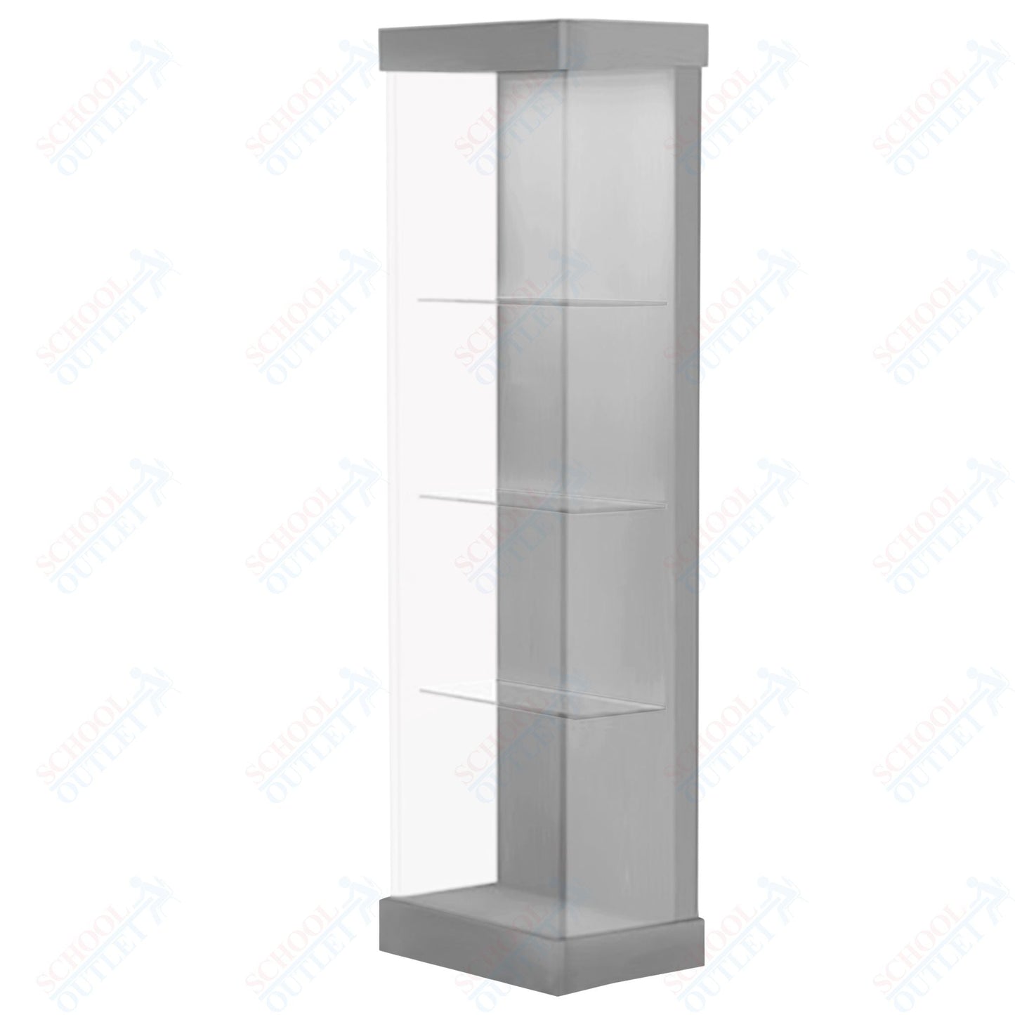 Waddell Vantage 24"W Modern Floor Case Wood Laminate - Left Sliding Door(Waddell WAD - VANT24L) - SchoolOutlet