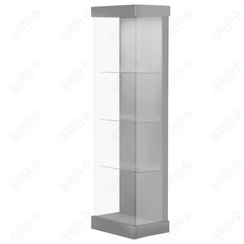 Waddell Vantage 24"W Modern Floor Case Wood Laminate - Left Sliding Door(Waddell WAD - VANT24L) - SchoolOutlet