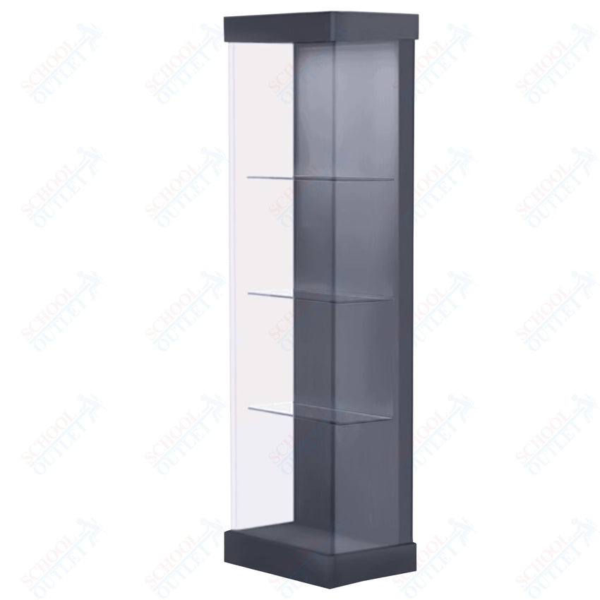 Waddell Vantage 24"W Modern Floor Case Wood Laminate - Left Sliding Door(Waddell WAD - VANT24L) - SchoolOutlet