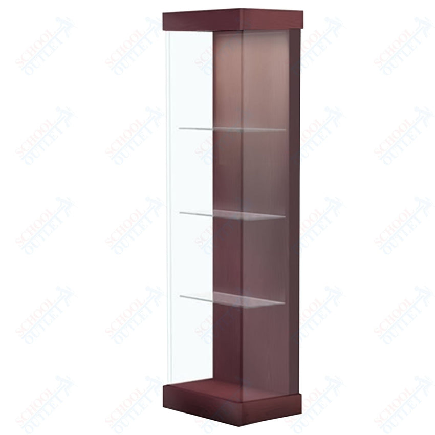 Waddell Vantage 24"W Modern Floor Case Wood Laminate - Left Sliding Door(Waddell WAD - VANT24L) - SchoolOutlet