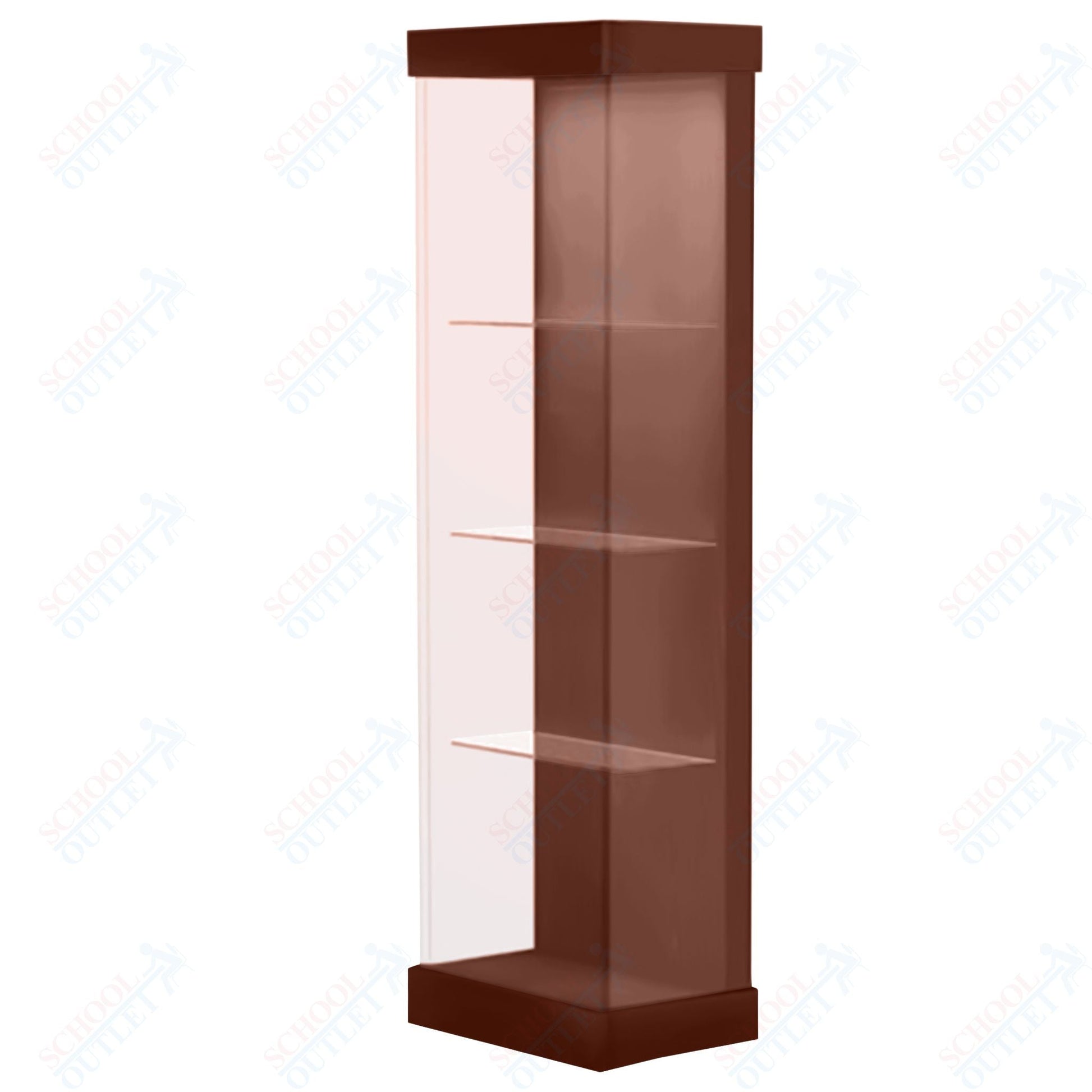 Waddell Vantage 24"W Modern Floor Case Wood Laminate - Left Sliding Door(Waddell WAD - VANT24L) - SchoolOutlet