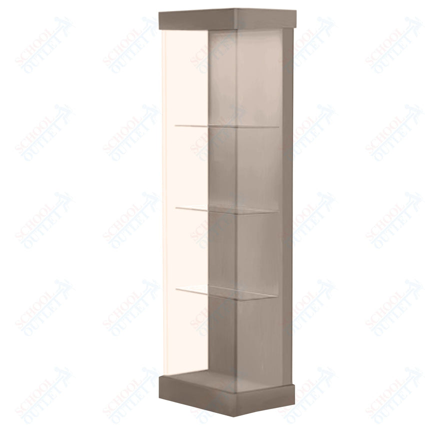 Waddell Vantage 24"W Modern Floor Case Wood Laminate - Left Sliding Door(Waddell WAD - VANT24L) - SchoolOutlet