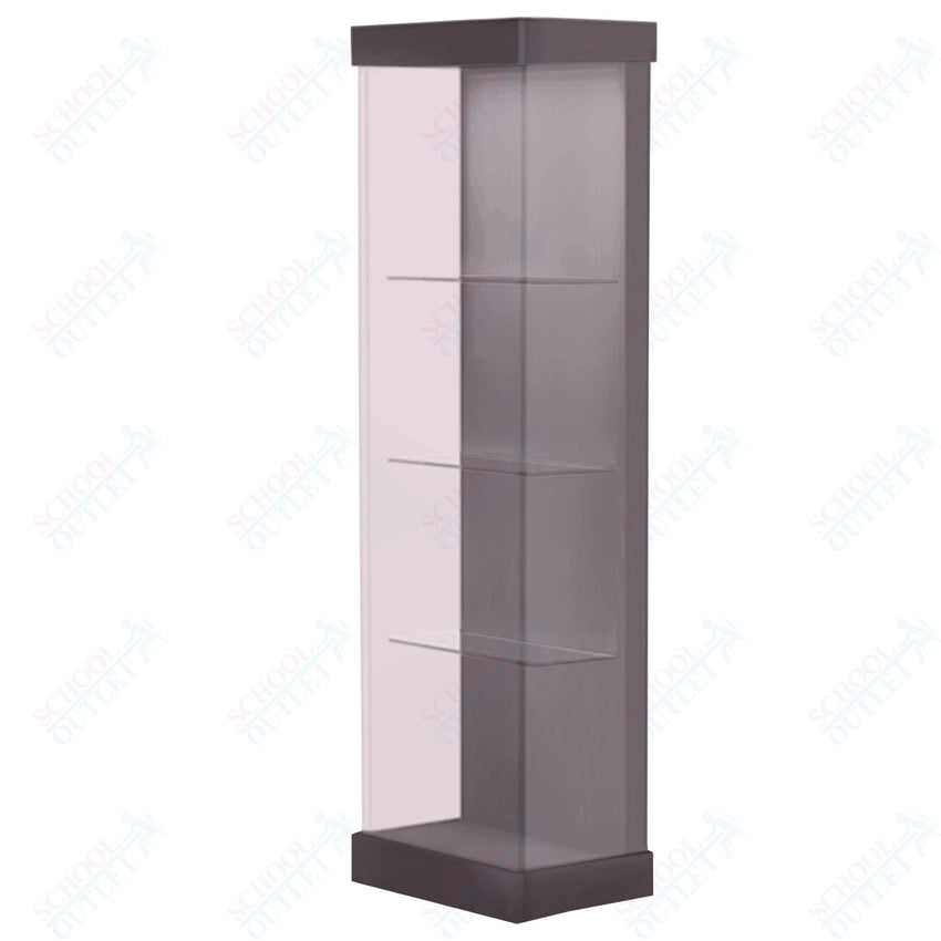 Waddell Vantage 24"W Modern Floor Case Wood Laminate - Left Sliding Door(Waddell WAD - VANT24L) - SchoolOutlet