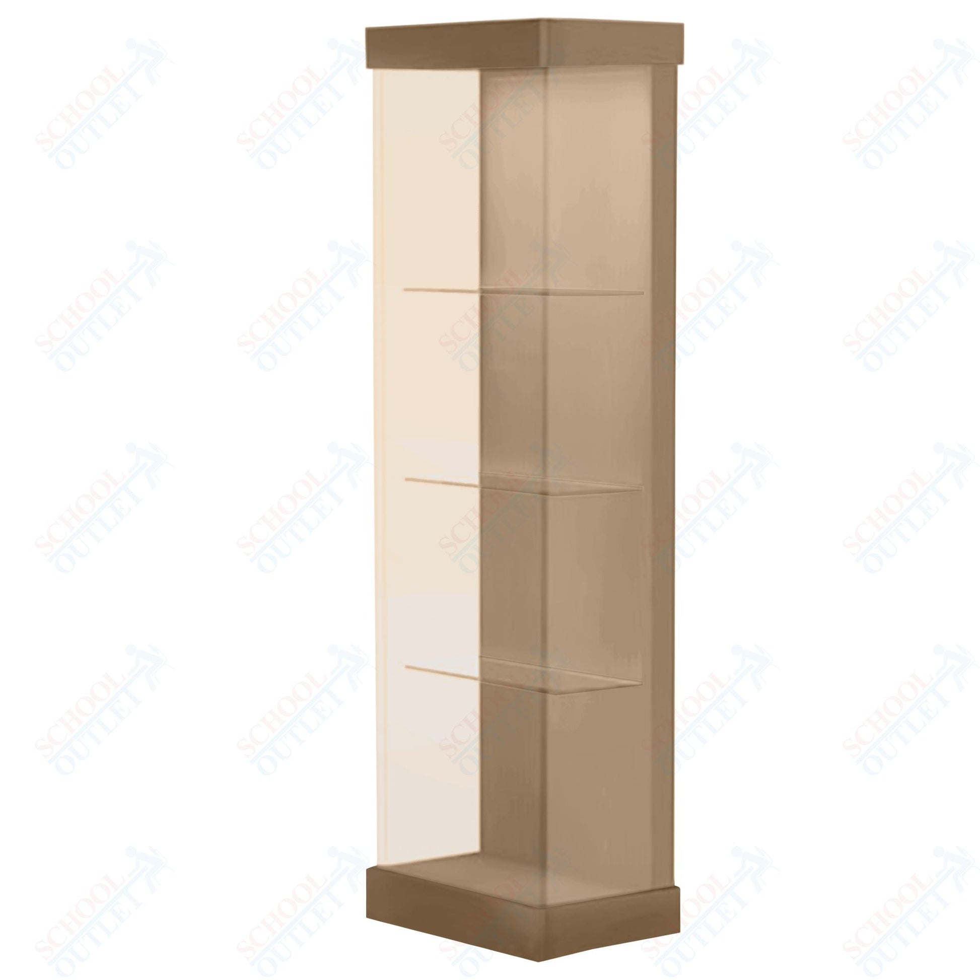 Waddell Vantage 24"W Modern Floor Case Wood Laminate - Left Sliding Door(Waddell WAD - VANT24L) - SchoolOutlet