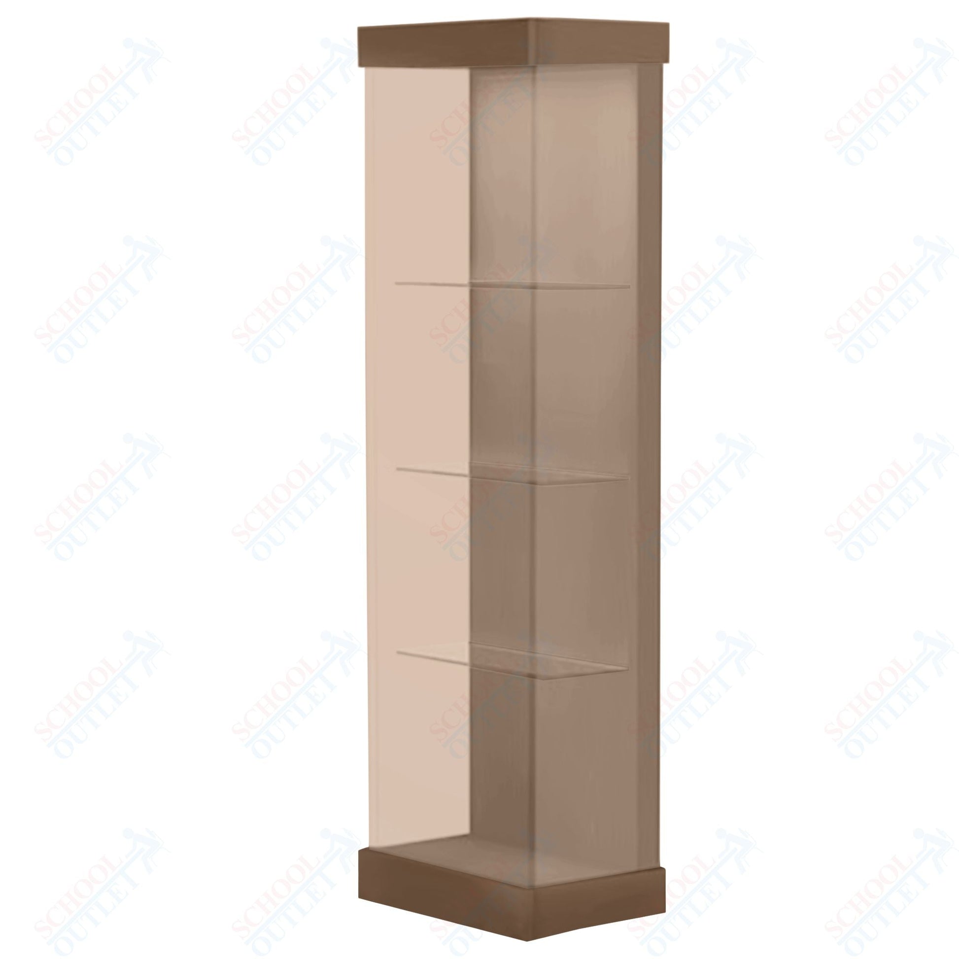 Waddell Vantage 24"W Modern Floor Case Wood Laminate - Left Sliding Door(Waddell WAD - VANT24L) - SchoolOutlet