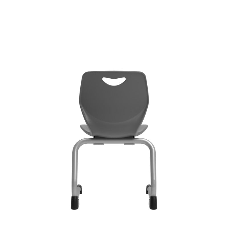WB Manufacturing 14"H Sconnie School Stack Chair, Silver Cantilever Legs (WBM - CHR14 - C) - SchoolOutlet