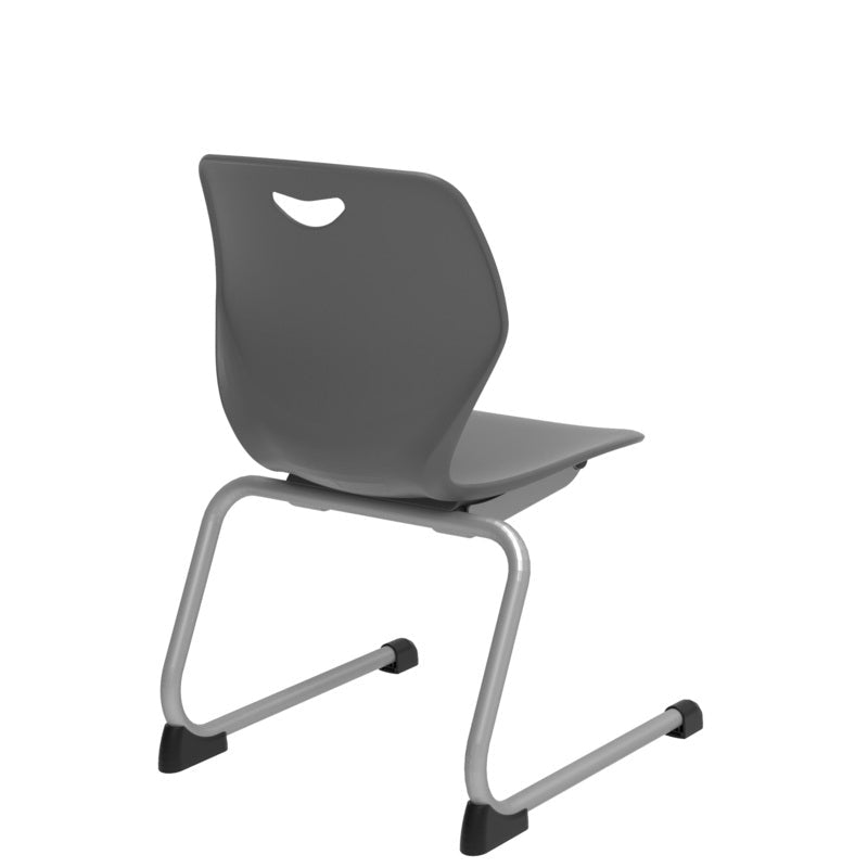 WB Manufacturing 16"H Sconnie School Stack Chair, Silver Cantilever Legs (WBM - CHR16 - C) - SchoolOutlet