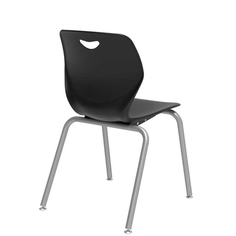 WB Manufacturing 18"H Sconnie School Stackable Chair, 4 - legged Classroom Seat with Glides (WBM - CHR18 - 4) - SchoolOutlet