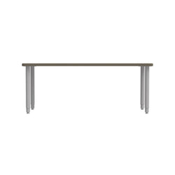 WB Manufacturing ELO Rectangular School Classroom Table, 24" x 60" HPL Top, Adjustable Height 21.25"-34.25" Silver 2" Legs with Nylon Glides (WBM-ELS7071-EJAG4)
