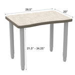 WB Manufacturing ELO Plymouth II Classroom Desk, 20