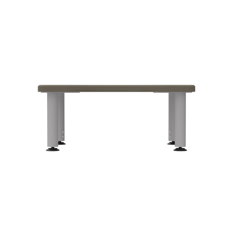 WB Manufacturing ELO Plymouth II Short Classroom Desk, 20" x 28.5" HPL Top, Mini 2" Legs Adjustable Height 12" - 19" Grand Hank Glides (WBM - ELS7366 - MJAG4) - SchoolOutlet