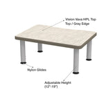 WB Manufacturing ELO Plymouth II Short Classroom Desk, 20