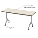 WB Manufacturing Commercial Flip Top Tables, 24
