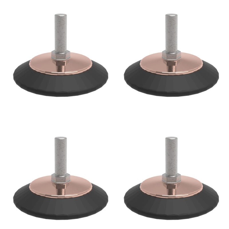 WB Manufacturing Accessory 4 - Pack 2.5" Grand Hank Glides, For Use With WB Desks and Tables (WBM - HG) - SchoolOutlet